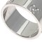 Icon Wide #10 K18 White Gold Women's Ring from Gucci 5