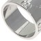 Icon Wide #10 K18 White Gold Women's Ring from Gucci 6