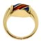 GUCCI Enamel Ring K18 Yellow Gold Ladies, Image 4