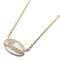 Logo Oval Plate Necklace in Gold from Gucci 1