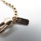 Logo Oval Plate Necklace in Gold from Gucci 4