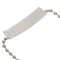 Diamond Plate Necklace in White Gold from Gucci 2