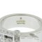 Bague ceinture GUCCI taille 10,5 K18 or blanc x diamant fabriqué en Italie env. 9.7g dames 4