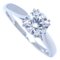 Round Cut Solitaire Ring with Single Diamond from Harry Winston 10