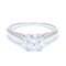 Round Cut Solitaire Ring with Single Diamond from Harry Winston 3