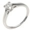 HARRY WINSTON Solitaire Diamond F-VVS2-EX Ring Platinum PT950 Women's, Image 2