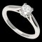 HARRY WINSTON~ Bague diamant solitaire taille ronde E-VVS2-EX Platine PT950 Femme 1