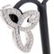HARRY WINSTON One Lily Cluster Diamond Women's Earrings EADPMQRFLC Pt950 Platinum 5