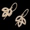 Boucles d'Oreilles pour Femme en Or Jaune K18 Lily Cluster Wire Diamond, Set de 2 1