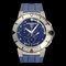 HARRY WINSTON Ocean Sports Chronograph OCSACH44ZZ007 Black Blue Dial Watch Men's 1