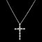 HARRY WINSTON Collier Symboles Croix en Forme d'Ours PT950 1