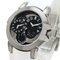 HARRY WINSTON OCEATZ44ZZ008 Ocean Dual Time Monochrome 250 Limited Watch Zarium Rubber Men's, Image 4