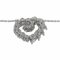 HARRY WINSTON Open Cluster Heart Small Necklace/Pendant PT950 3