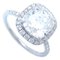 Micropave Diamant & Platin Ring von Harry Winston 1