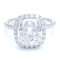 Micropave Diamant & Platin Ring von Harry Winston 3