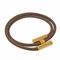 Tournis Leather and Metal Bangle from Hermes 1