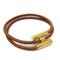 Turnis Leather and Metal Bangle from Hermes, Image 1