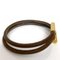 Tourni Tresse Brown & Gold Bracelet from Hermes 5