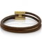 Tourni Tresse Brown & Gold Bracelet from Hermes 4