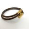 Tourni Tresse Brown & Gold Bracelet from Hermes 6
