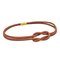 Heracul Leather & Metal Choker Necklace from Hermes 1