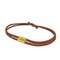 Heracul Leather & Metal Choker Necklace from Hermes 2