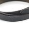 Api III Black Leather Bangle with 3 Rows from Hermes 5