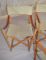 Danish MK-16 Safari Chairs by Mogens Koch for Interna, 1960s, Set of 3, Image 3