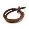 Roulette Hill Leather and Metal Bangle from Hermes 2