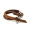 Roulette Hill Leather and Metal Bangle from Hermes, Image 1