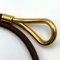 Bracelet with 2 Rows in Leather & Gold from Hermes, Image 6