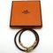 Zweireihiges Armband aus Leder & Gold von Hermes 7