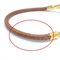 Brown & Gold Leather Bracelet from Hermes 7