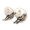 Hermes Earrings Cloisonne Metal/Enamel Silver/Beige/Gray Women's, Set of 2 3