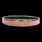 HERMES Bangle Bracelet Email Metal/Enamel Silver/Pink Ladies, Image 1