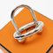Scarf Ring in Silver Metal from Hermes 1