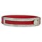 Puspusu Bangle in Silver and Red Metal from Hermes 1