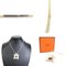 Necklace in Leather from Hermes, Image 5
