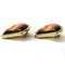 Hermes Earrings Cloisonne Metal/Enamel Gold/Black/Multicolor Women's, Set of 2 3