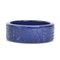 Bangle Bracelet Lacquer Wood Dark Blue from Hermes 3