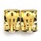 Hermes Ohrringe Cloisonne Metall/Emaille Gold X Multicolor Damen, 2er Set 3