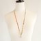 Tourbillon Horsebit Silk Cord Orange Necklace from Hermes 8