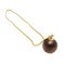 Metal & Wood Serie Wood Ball Pendant Necklace from Hermes 1
