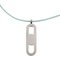 Necklace in Metal and Lacquer Silver from Hermes 2
