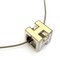 Necklace H Cube in Ash Metal from Hermes 1