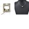 Necklace H Cube in Ash Metal from Hermes 5