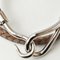 HERMES bangle bracelet jumbo leather brown gray silver metal fittings, Image 2