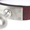 Kelly Bracelet Leather Bordeaux Double G Engraved from Hermes, Image 8