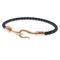 Jumbo Bracelet in Pink Gold and Leather from Hermes 1