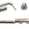 Earrings with Key in Silver from Hermes, Set of 2 3